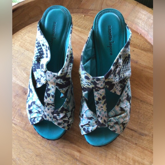 Nanette Lepore canvas and leather espadrilles - Picture 4 of 5